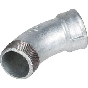 Kramp - FG402L - Bend 45° Female/Male ZN