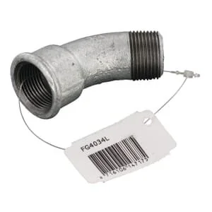Kramp - FG4034L - Bend 45° Female/Male ZN