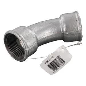 Kramp - FG41114L - Elbow 45° Galv. 2xF