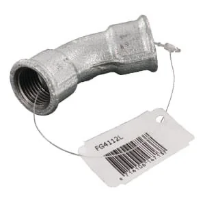 Kramp - FG4112L - Elbow 45° Galv. 2xF
