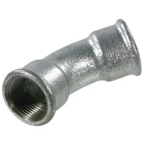 Kramp - FG4114 - Elbow 45° Galv. 2xF