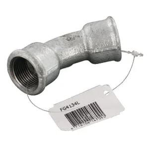 Kramp - FG4134L - Elbow 45° Galv. 2xF