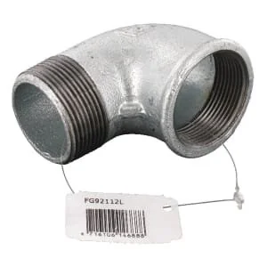 Kramp - FG92112L - Elbow Female/Male Zinc