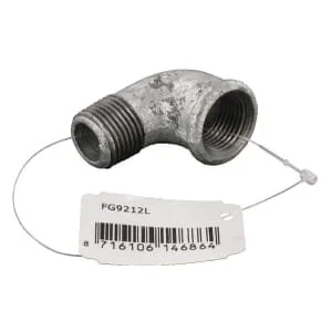 Kramp - FG9212L - Elbow Female/Male Zinc