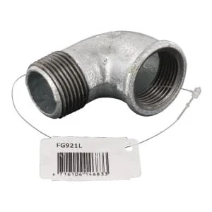 Kramp - FG921L - Elbow Female/Male Zinc