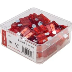 Kramp - FS20010A - Standard Blade Fuse 10A Red (x50)