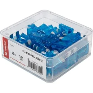 Kramp - FS20015A - Standard Blade Fuse 15A Blue (x50)