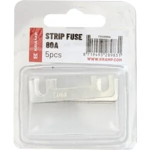 Kramp - FS40080A - Strip Fuse 80A (x5)