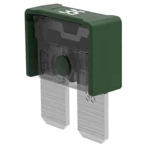Kramp - FS735MC - Maxioto, Compact Blade Fuse 35A, Dark Green (x5)