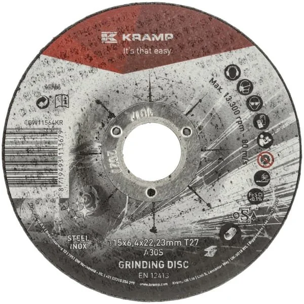Kramp - GW11564KR - Grinding Disc 115x6.4mm