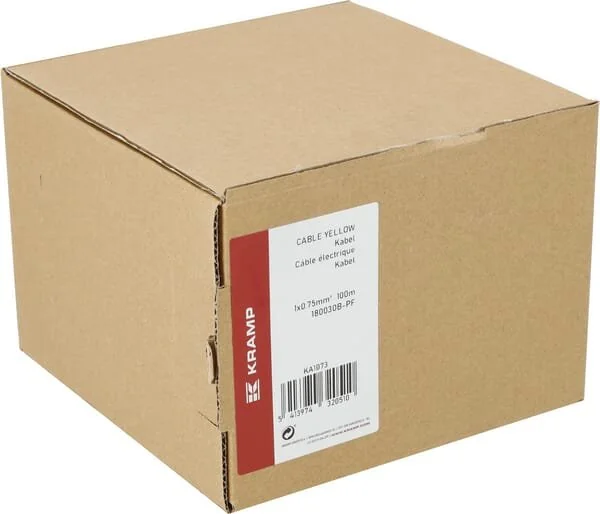 Kramp - KA1073 - Cable 1x0.75mm² Yellow 100m