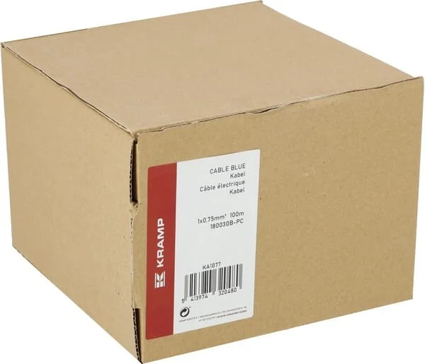 Kramp - KA1077 - Cable 1x0.75mm² Blue 100m