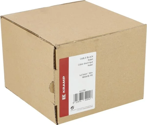 Kramp - KA1258 - Cable 1x2.5mm² Black 50m
