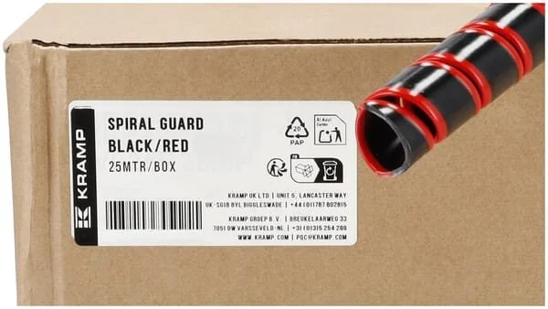 Kramp - KBV13BRP025KR - Spiral Guard Black/Red 13-18 25m