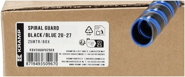 Kramp - KBV20BBP025KR - Spiral Guard Black/Blue 20-27 25m