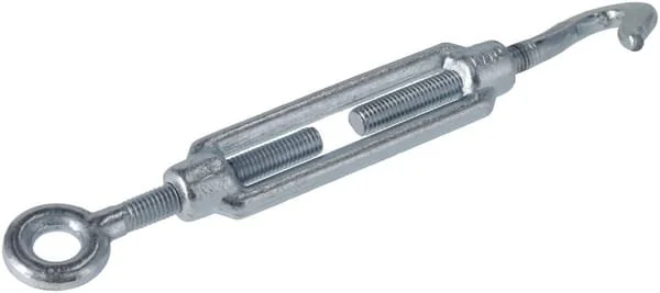Kramp - KR148010HGP01B - Turnbuckle Hook/Eye M10x210-295mm (1)
