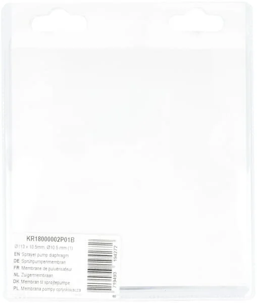 Kramp - KR18000002P01B - Sprayer Pump Diaphragm Diameter 113x10.5mm (1)