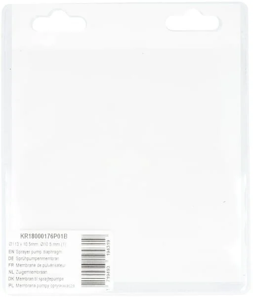 Kramp - KR18000176P01B - Sprayer Pump Diaphragm Diameter 113x10.5mm (1)