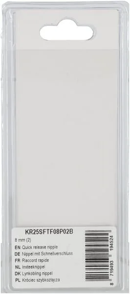 Kramp - KR25SFTF08P02B - Quick Release Nipple 8mm (2)