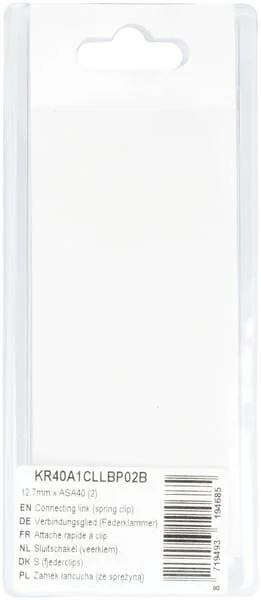 Kramp - KR40A1CLLBP02B - Connecting Link (Spring Clip) 12.7mm X ASA40 (2)