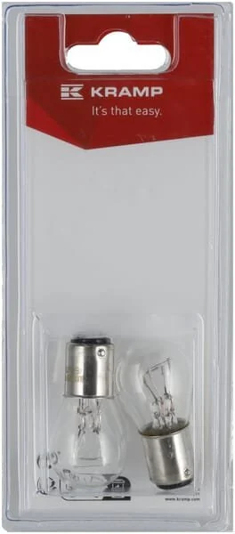 Kramp - KR482067P02B - Bulb 12V x 21-5W, BAY15d (2)