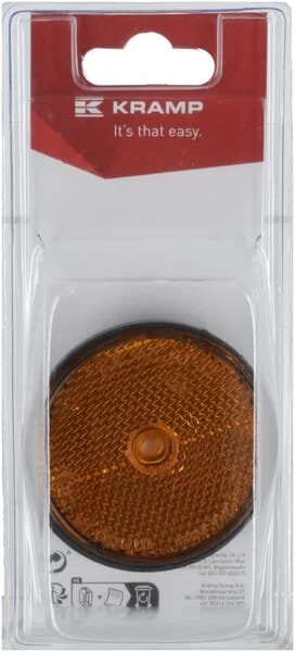 Kramp - KR484066P02B - Reflector Round Orange (2)