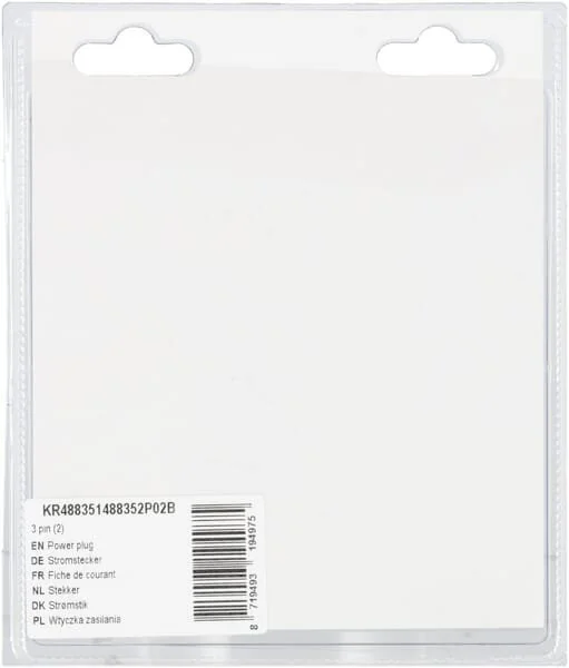 Kramp - KR488351488352P02B - Power Plug 3 Pin (2)