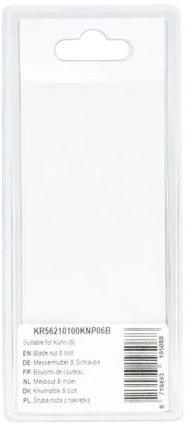 Kramp - KR56210100KNP06B - Blade Nut And Bolt (6)