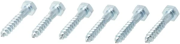 Kramp - KR5711060P06B - Wood Screw M10x60mm (6)