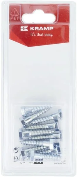 Kramp - KR571630P10B - Wood Screw M6x30mm (10)