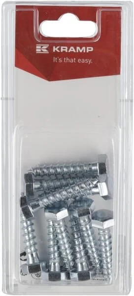 Kramp - KR571840P10B - Wood Screw M8x40mm (10)