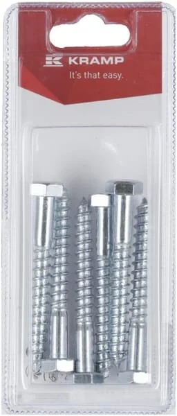 Kramp - KR571870P06B - Wood Screw M8x70mm (6)