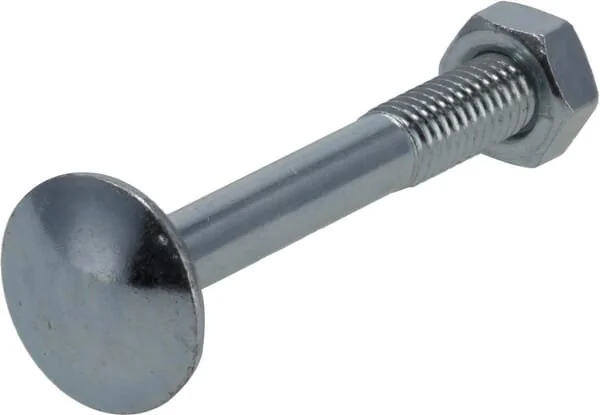 Kramp - KR603540P10B - Coach Nut And Bolt M5x40mm, 4.6 (10)