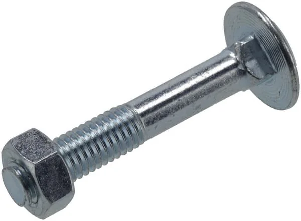 Kramp - KR603860P06B - Coach Nut And Bolt M8x60mm, 4.6 (6)