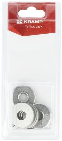 Kramp - KR902110RVSP10B - Coach Bolt Washer S. Steel M10x30 Diameter (10)