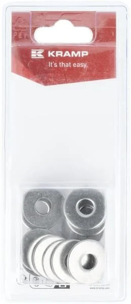 Kramp - KR90218RVSP20B - Coach Bolt Washer S. Steel M8x24 Diameter (20)