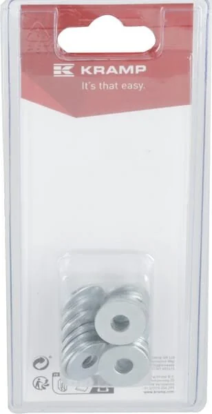 Kramp - KR9021A6P20B - Coach Bolt Washer M6x18 Diameter (20)