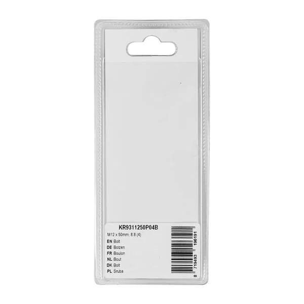 Kramp - KR9311250P04B - Bolt Mm, 8.8 (4)