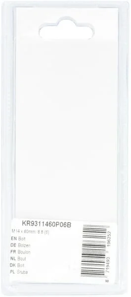 Kramp - KR9311460P06B - Bolt Mm, 8.8 (6)