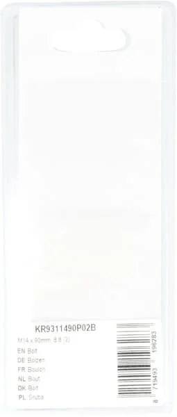 Kramp - KR9311490P02B - Bolt Mm, 8.8 (2)