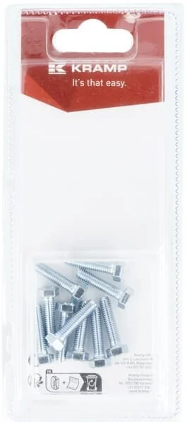 Kramp - KR933520P10B - Bolt Mm, 8.8 (10)