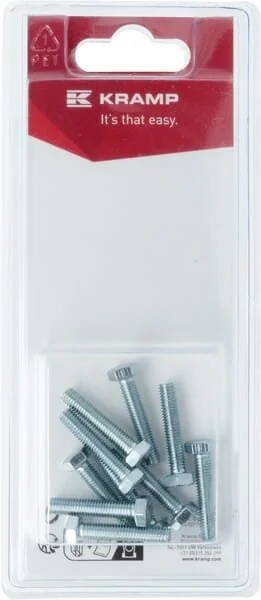 Kramp - KR933525P10B - Bolt Mm, 8.8 (10)