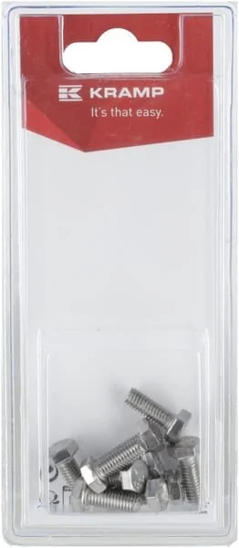 Kramp - KR933616RVSP10B - Bolt Stainless Steel Mm, A2 (10)