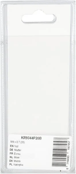 Kramp - KR9344P20B - Nut (20)