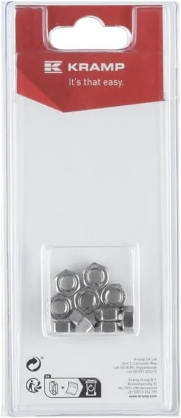 Kramp - KR9346RVSP10B - Nut Stainless Steel, S.S. (10)