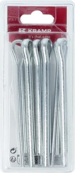 Kramp - KR94890P06B - Split Pin 8x90mm (6)
