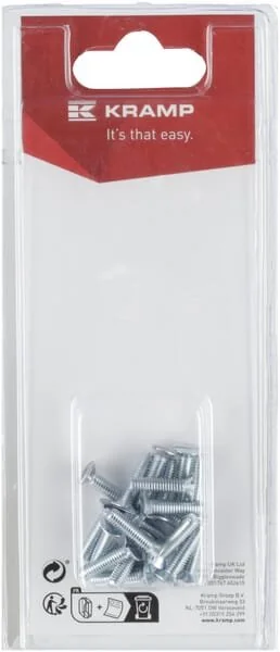 Kramp - KR963416P20B - Countersunk Screw M4x16mm (20)
