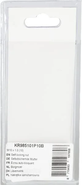 Kramp - KR985101P10B - Self-Locking Nut (10)