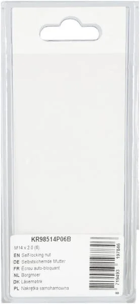 Kramp - KR98514P06B - Self-Locking Nut (6)