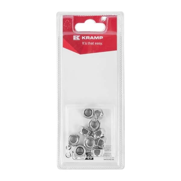 Kramp - KR9858P10B - Self-Locking Nut (10)